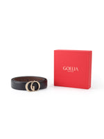 GO Letter Women Leather Belt Size Small GOELIA