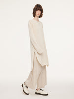 Loose Fit H-Line Round Neck Unisex Sweater GOELIA