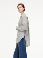 [Preview] Triacetate Blend Women Oversized Shirt GOELIA