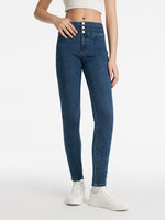 Denim Sheath High-Waisted Women Jeans GOELIA