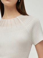 Tencel-Acetate Blend Women Knit Top GOELIA