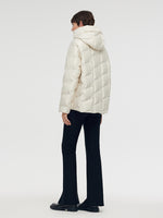 Zip-Up Hooded Goose Down Jacket GOELIA