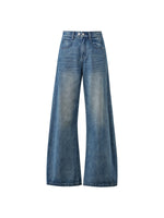 [Preview] 100% Cotton Denim Women Curved Leg Jeans GOELIA