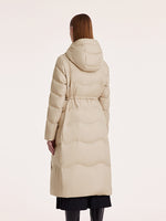 Hooded Long Goose Down Garment GOELIA