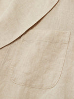 100% Linen Loose Fit X-Line Unisex Blazer GOELIA