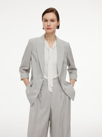 Triacetate Blend H-Line Women Blazer GOELIA