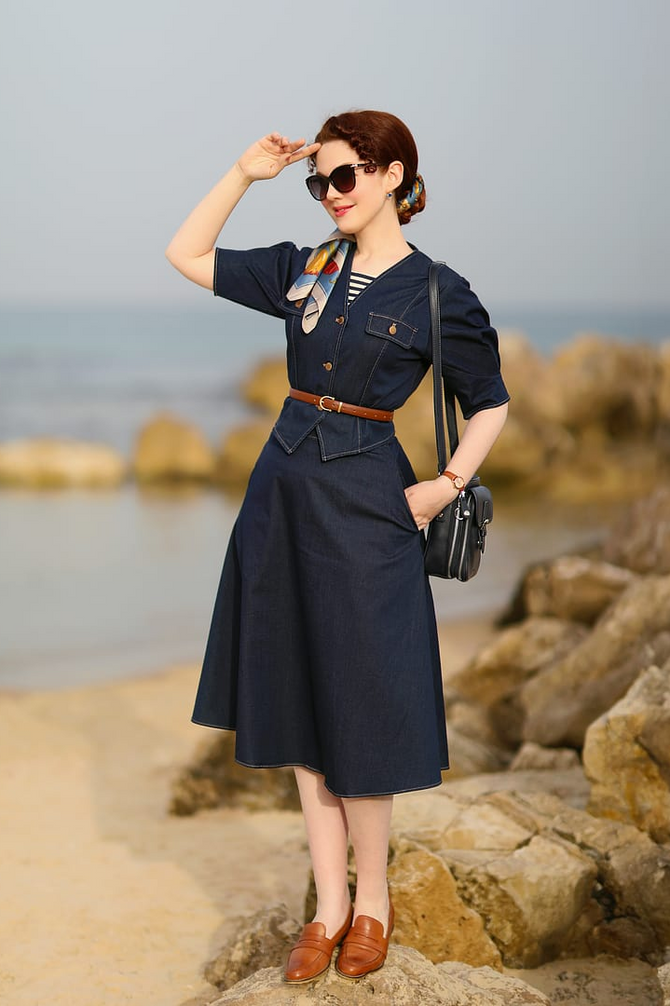How to Style a Navy Blue Dress? GOELIA How to Style a Navy Blue Dress? GOELIA
