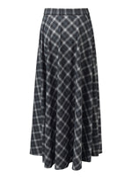 Plaid Women A-Line Skirt With Scrunchie GOELIA