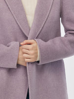 100% Wool Double-Faced Slim Fit Women Overcoat GOELIA