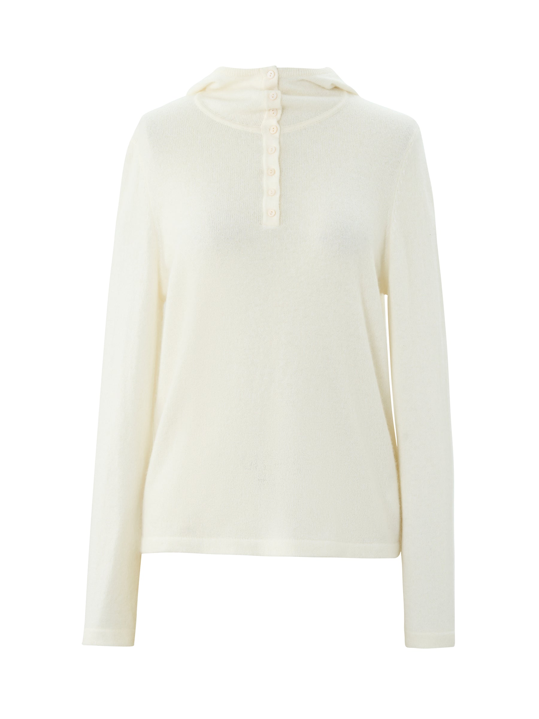 [Preview] Cashmere Wool Blend Women Hooded Sweater GOELIA