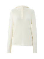[Preview] Cashmere Wool Blend Women Hooded Sweater GOELIA