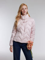 [Preview] Mandarin Collar Women Cropped Goose Down Jacket GOELIA