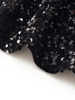 Velvet Sequins Women Mini Skirt GOELIA