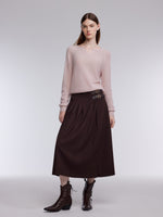 100% Cashmere Sequins Women Sweater GOELIA