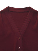 [Preview] Lyocell Blend V-Neck Women Knit Top With Ribbon GOELIA