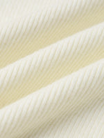 [Preview] Lyocell Wool Blend Beaded Ruffle Neck Women Knit Top GOELIA