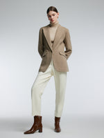 100% Merino Wool Women H-Line Blazer GOELIA