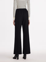 Knitted Straight Women Pants With Elastic Waistband GOELIA