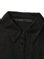 18 Momme Xiang Yun Silk Single-Breasted Women Midi Shirt Dress With Belt GOELIA