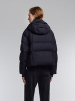 [Preview] Knit-Spliced Hooded Goose Down Jacket GOELIA