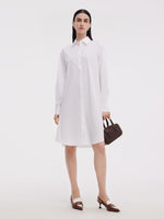 Shirt Dress And Adjustable Waist Skirt Two-Piece Set GOELIA