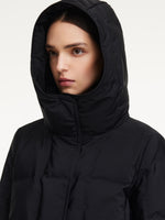 Cocoon Waterproof And Windproof Hooded Goose Down Jacket GOELIA