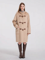 [Preview] Wool Alpaca Double-Faced Women Hooded Duffle Coat GOELIA