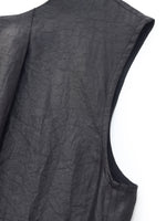 12MM Gambiered Canton Gauze Reversible Women Sleeveless Maxi Dress GOELIA