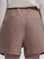 [Preview] Washable Cashmere Wool Blend Women Shorts GOELIA