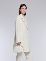 [Preview] Cashmere Wool Blend Tailored Double-Faced Women Coat GOELIA