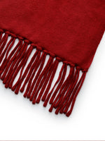 100% Wool Fringe Women Scarf GOELIA