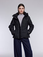 [Preview] Gathered Waist Belted Hooded Goose Down Jacket GOELIA