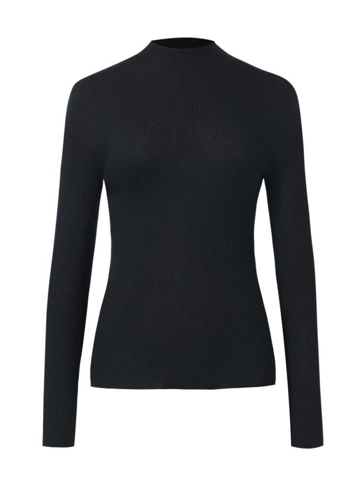 Machine Washable Wool Seamless Sweater GOELIA