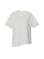 Asymmetrical Hem Heart Decorated Women T-Shirt GOELIA