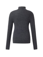 Machine Washable Wool Turtleneck Women Knit Top GOELIA