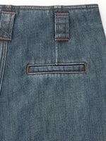 Wide Leg Women Fleece Lined Jeans GOELIA