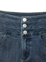 Denim Sheath High-Waisted Women Jeans GOELIA