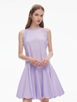 A-Line Flared Hem Women Mini Vest Dress GOELIA