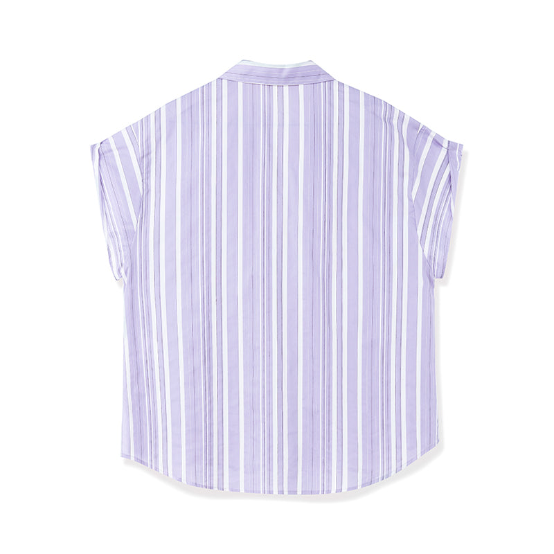 Purple Stripe Shirt GOELIA