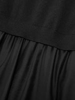 Tencel Blend Patchwork Women Maxi Dress GOELIA