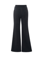 [Preview] Drawstring Waist Stretch Women Flared Pants GOELIA