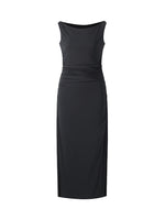 Modal Gathered Waist Women Vest Maxi Dress GOELIA