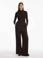 [Preview] Vest & Knit Top & Pants Three-Piece Set With Belt GOELIA