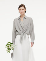 [Preview] Triacetate Blend Women Oversized Shirt GOELIA