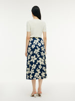 Floral Print A-Line Women Skirt GOELIA