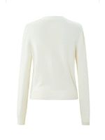 [Preview] Wool Blend Tie Neck Women Knit Top With GO Buckle GOELIA