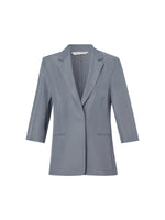 Acetate Tencel Linen Blend Women Blazer GOELIA