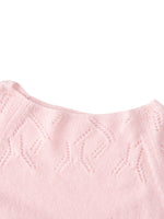 Alpaca Wool Blend Boat Neck Women Sweater GOELIA