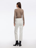 Pre-Order Denim Fleece Lined Women Ankle Length Jeans GOELIA
