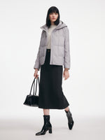 [Preview] Hooded Goose Down Cropped Jacket GOELIA